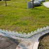 Evelyne White Garden Border Edging: Wrought Iron Design - 27pcs