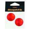 Décopatch Trésors Plastic Embelishments, 30 mm - Red, Set of