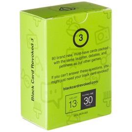 Black Card Revoked: Third Edition - Black Culture Trivia as Seen in Target and on B.E.T | Laugh Out Loud Card Game for Adults | Fun for The Cookout, Game Night & All of The Holidays