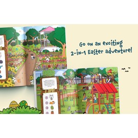 I Spy Easter 2-in-1: Find the Easter Bunny and His Hidden Eggs! A Big Search and Find Book for Toddlers