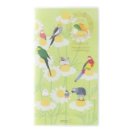 Midori Pocket Diary Planner 2026 Slim Monthly Bird Pattern 22364006 (Starting January 2026)