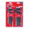 CRAFTSMAN Ball End Hex Key Set, SAE/MM, 26 Piece (CMHT26009)