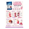 Colágeno Hidrolizado 300g Hypertrox Frutos Rojos