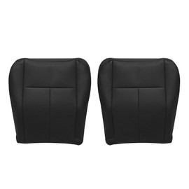 BuliBoao Driver & Passenger Side Bottom Seat Cover Replacement Perforated Fits for Ford Expedition 2007-2014 Microfiber Leather, Black