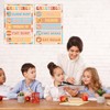 QOUBAI Groovy Classroom Greetings Poster Decor, Classroom Rules Greeting Choice