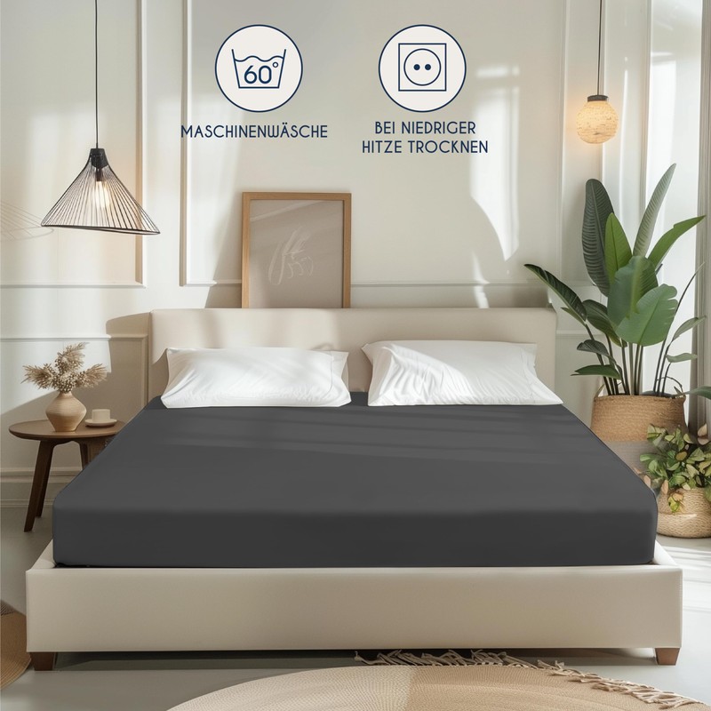 Dreamzie Elasticated Cotton Fitted Sheet