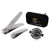 Apexay Nail Clipper Set is Crafted from Ultra-Sharp, Surgical-Grade Stainless