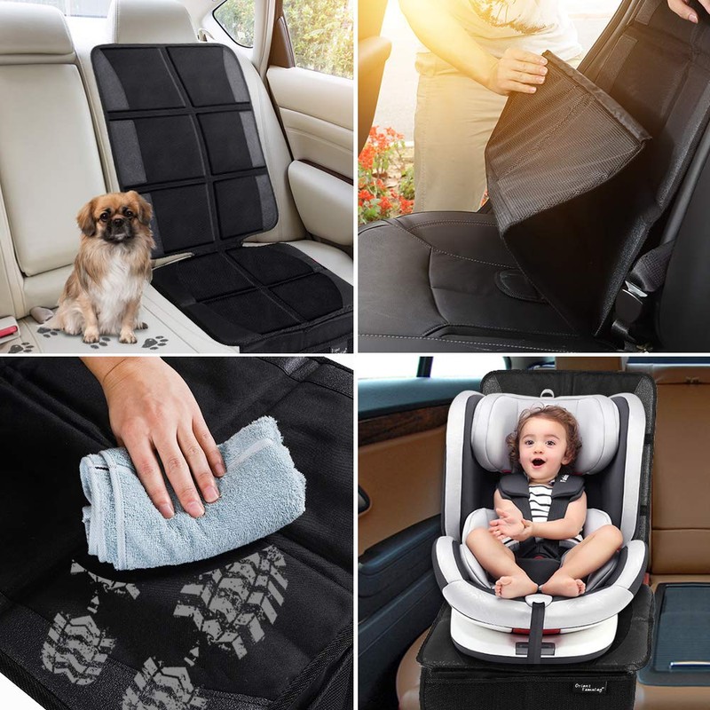 Car Seat Protector, 2 Pack Large Car Seat Protectors for