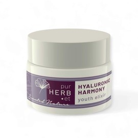 Organic Certified Hyaluronic Harmony Youth Elixir, Anti-ageing & Wrinkle-free Skin Face Cream PUR HERBET