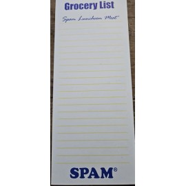 spam 3 SPAM Pens & Grocery List, Notepad. VINTAGE - NEW, UNUSED