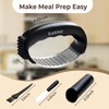 Kebley Garlic Press Rocker Stainless Steel Garlic Crusher, Mincer and