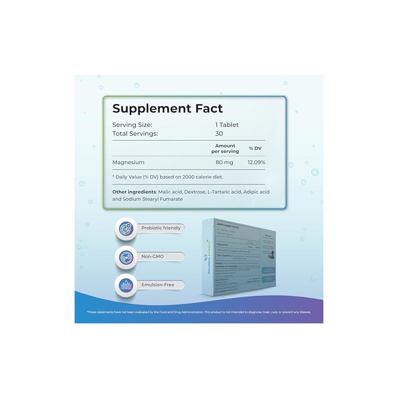 H2 Molecular Hydrogen Water Tablets with Magnesium – 12 PPM