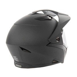MMG Dual Sport Off Road Motorcycle Full Face Helmet Dirt Bike ATV Flip-Up Visor (Model 23) - Gray, Medium