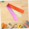 Operitacx Student Office Essential: 3pcs Bulk Ruler Set Precision Measuring