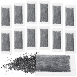Lounsweer 12 Packs Replacement Activated Charcoal Distiller Filters Coconut Husk Activated Carbon Filter Sachets Compatible with Countertop Water Distiller Models