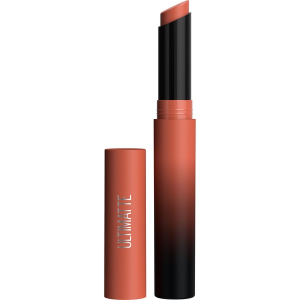 Maybelline Color Sensational Ultimatte Matte Lipstick, Non-Drying, Intense Color Pigment, More Honey, Dirty Peach, 0.06 oz