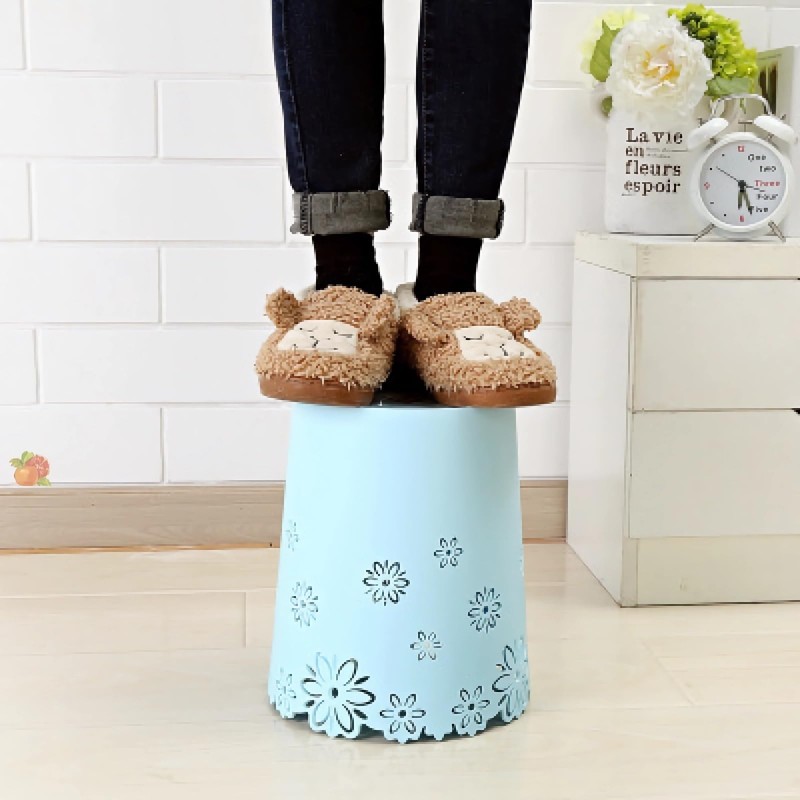 Mini Wastebasket 1.8 Gallons Small Pink Trash can Room Decor