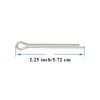 2 Sets Trailer Nut Kit for 1" Shaft Spindle, Includes