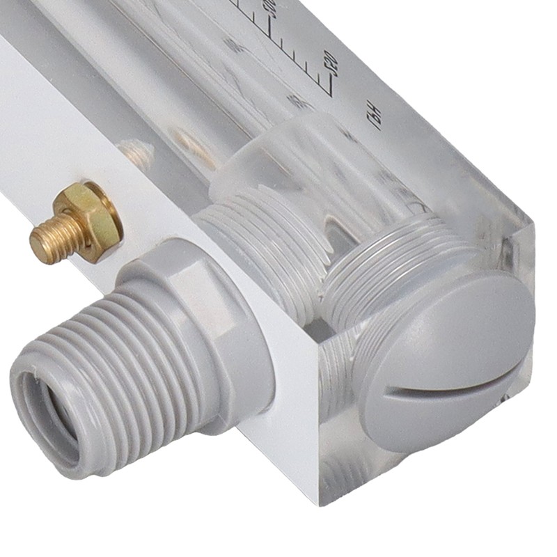 Panel Flowmeter Adjustment Large Measurement Range High Accuracy Transparent Acrylic