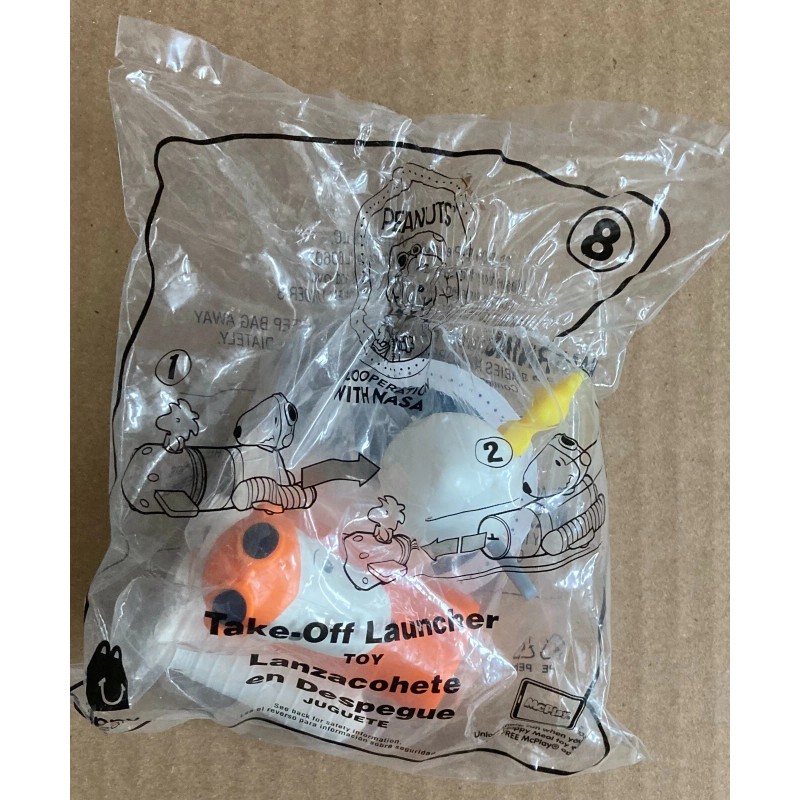 McDonald's Happy Meal Toy Peanuts #8 TAKE OFF LAUNCHER NEW
