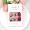 4th of July Short Fake Nails Square Press on Nails