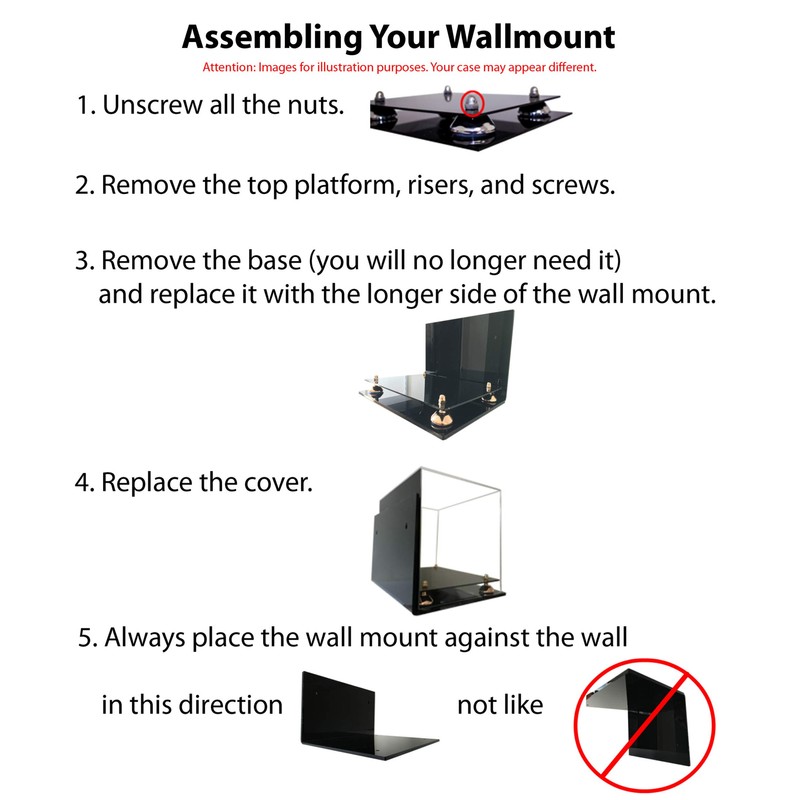 Better Display Cases Versatile Acrylic Display Case - Small Rectangle