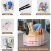 IOO6Z8SY 5 Compartments Rotating Pen Holder - 360° Design, PP