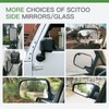SCITOO Passenger Side Mirror Glass Compatible with 2002-2007 For JEEP