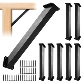 4PC 45 Degree Angle Support Bracket 45-Degree Angle Corner Braces Inside Joint Bracket for Post and Beam Wood Frame DIY Connector
