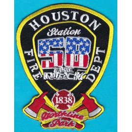 HOUSTON TEXAS FIRE STATION 58 COMPANY PATCH