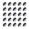 50 Pcs Car Side Door Trim Clips with Rubber Washers