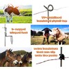 RiteFENCE PK20 Pigtail Step-in Posts for Electric Fences, Rod Diameter