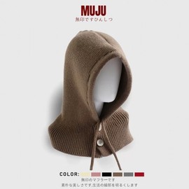 Women's Balaclava Winter Hat, Neck Warmer, Hooded Scarf & Beanie - One Size LF3427 Camel 30ea