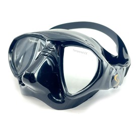 Spetton Minimaxx Black Silicone Low Volume Mask for Spearfishing, Freediving & Scuba Diving