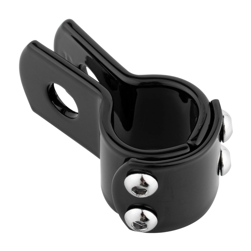 キジマ(Kijima) バイクパーツ クランプ 3ピース 1インチ ブラック 1個入り HD-05403