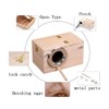 zmgmsmh Bird Nest Breeding Box Cage Wood House for Finch
