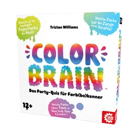 Game Factory 646234 Color Brain, the Colour Party Quiz for Colour Connoisseurs, Party Game for 2-12 Players, Quiz Game for Adults and Children from 12 Years