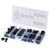 BUSY-CORNER 200 Pieces Hollow Rubber Grommet Firewall Hole Plug Assortment