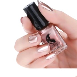 IMGDD Metallic Mirror Nail Polish Effect, Long-Lasting Quick Dry Nail Lacquers, Shiny DIY Nail Polish (14#, 6ml)