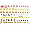 Softball Mom (Ver.2) Clear waterslide Nail Art Decals (Tattoos) by