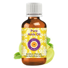 Deve Herbes Amla Oil (Emblica officinalis) | Infused | Pure | Non-Sticky | Lightweight | for Hair Care Routines | Men & Women | Traditional Use | Natural | 50ml