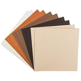 Ideen mit Herz Greeting Card Set 10 Coloured Cards and 10 White Envelopes Elegant Linen Look Colourful Blank Neutral Ideal for Congratulations for Birthdays, Weddings, etc.