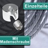 Stop Clamp Made of Stainless Steel V4A - Rope Clamp