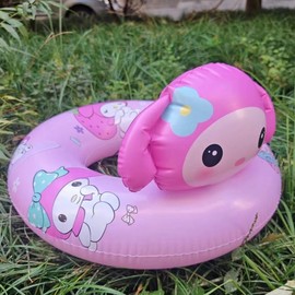 Kuomi Cartoon Thick Kids' Swimming Ring for Water Play Free Size/70 - Goose Design Swimming Ring 5ea