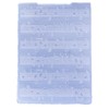 NZJ Christmas Music Note Plastic Embossing Folders for Card Making