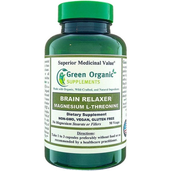 Green Organic Supplements Magnesium L-Threonine 90 VCaps
