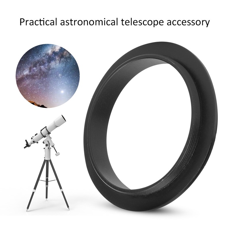 1PCS M48mm‑M54mm Adapter Ring Aluminium Alloy Black Astronomical Telescope Accessory
