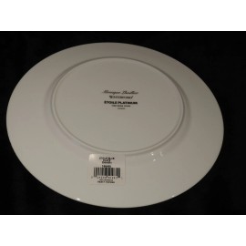 Waterford Monique Lhuillier Etoile Platinum Blue Accent Plate 9" NEW