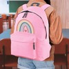 Hoolaroo Backpack For Girls School Bag Rucksack Pink Boho Rainbow