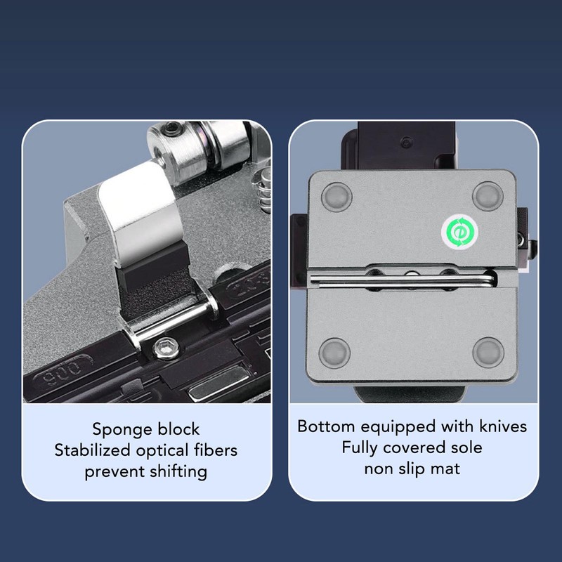 Optical Fiber Cleaver Tool Cutter 60000 Time Cutting High Accuracy